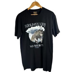 THRT Denim No Mercy Visionary T-shirt Men’s L - Streetwear Trap Urban Punk NWT